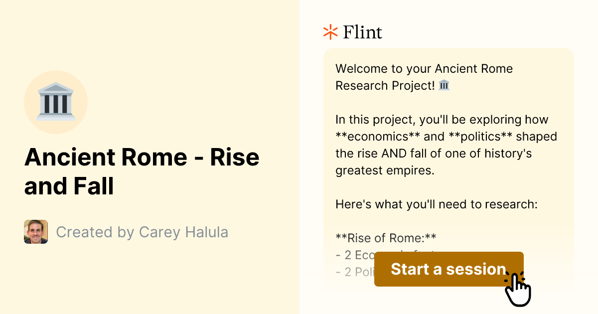 Ancient Rome - Rise and Fall | Flint