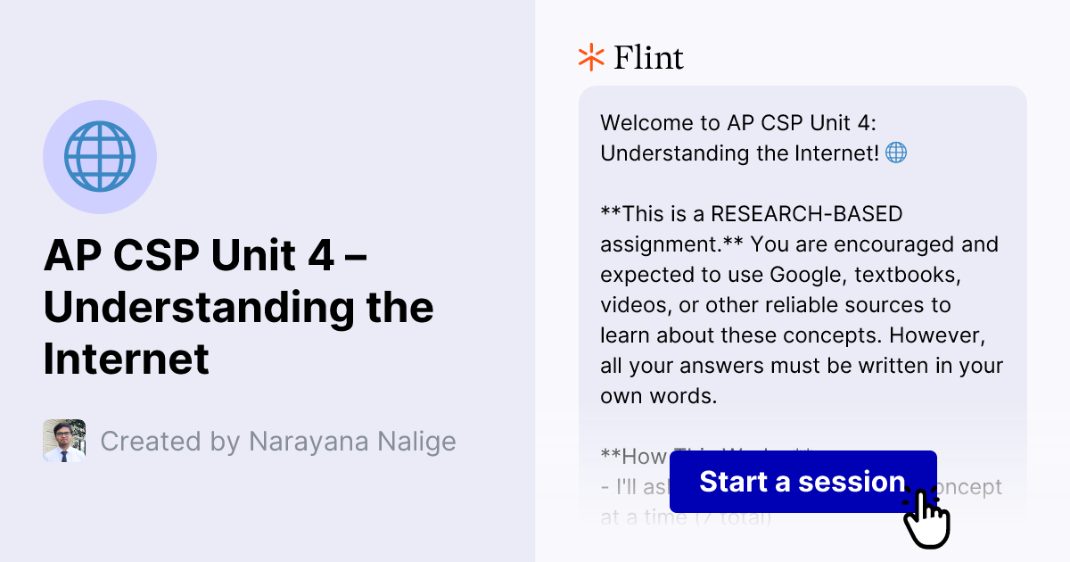 AP CSP Unit 4 – Understanding the Internet | Flint