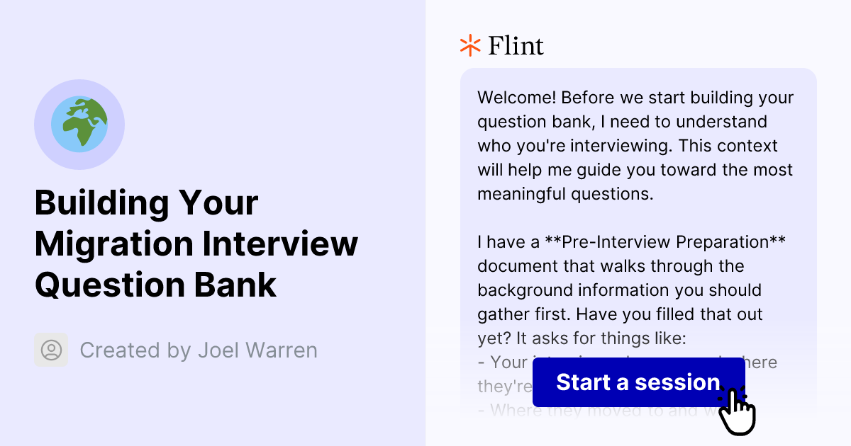 Building Your Migration Interview Question Bank | Flint