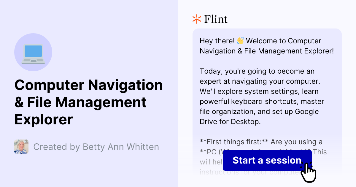 Computer Navigation & File Management Explorer | Flint