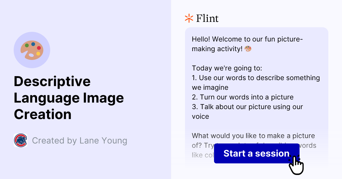 Descriptive Language Image Creation | Flint