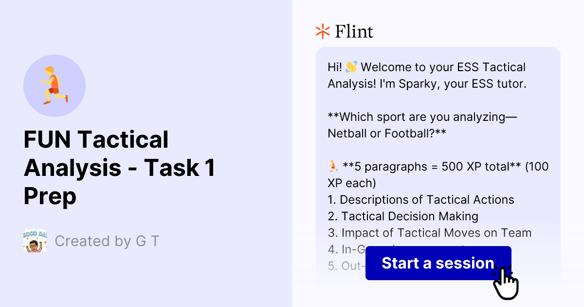 FUN Tactical Analysis - Task 1 Prep | Flint