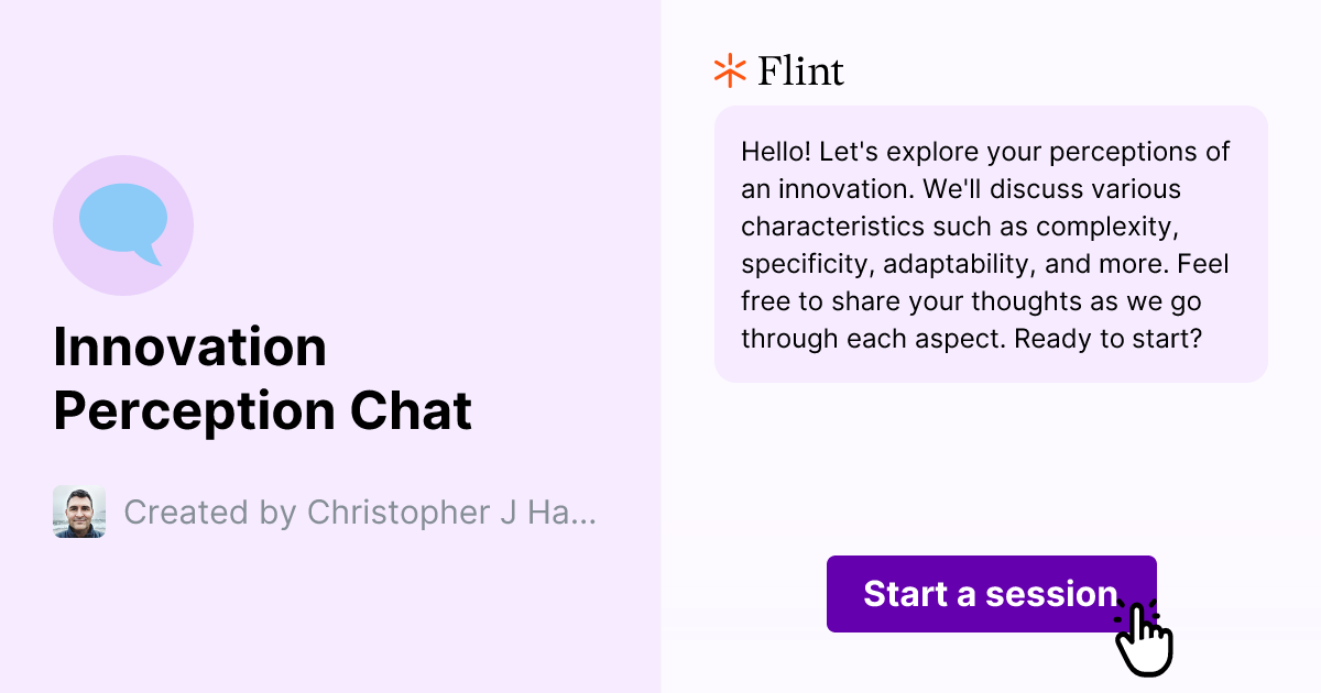 Innovation Perception Chat | Flint