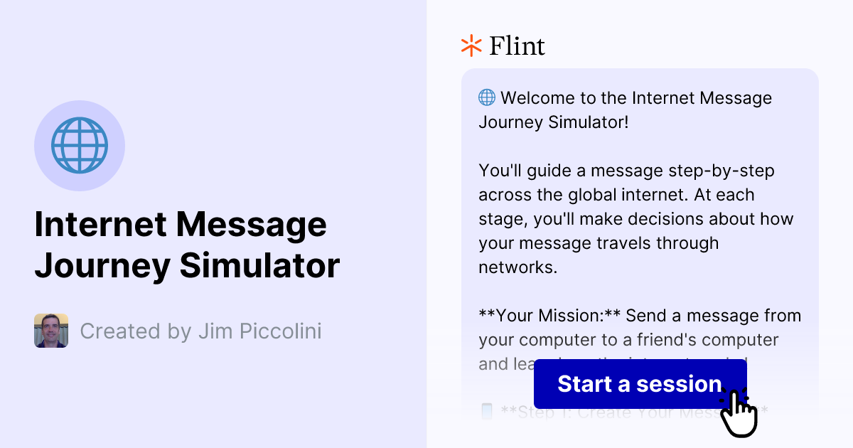 Internet Message Journey Simulator | Flint