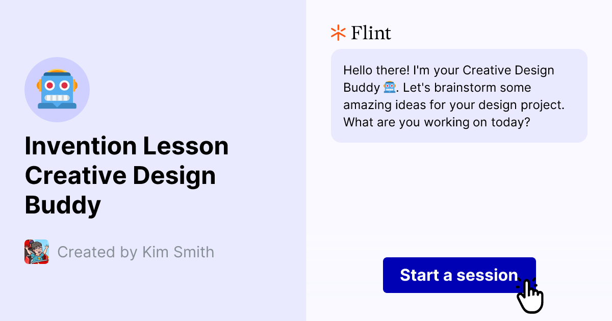 Invention Lesson Creative Design Buddy | Flint