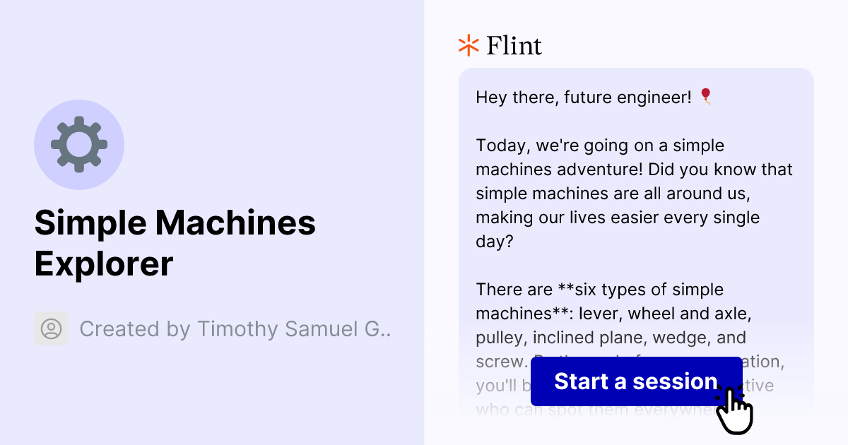 Simple Machines Explorer | Flint