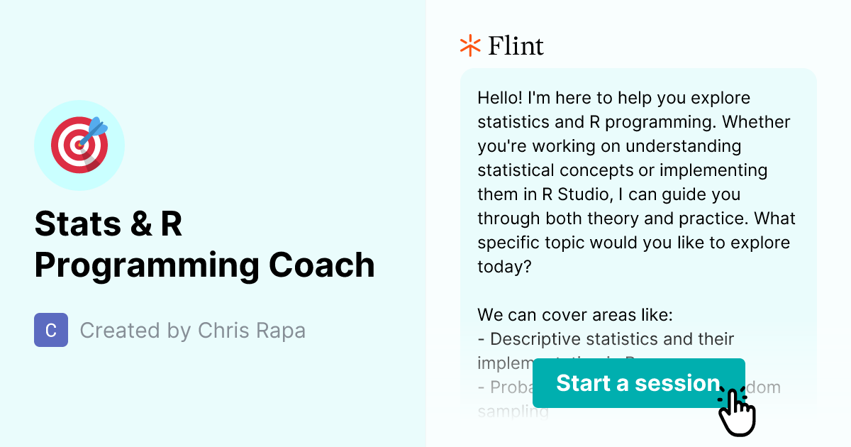Stats & R Programming Coach | Flint
