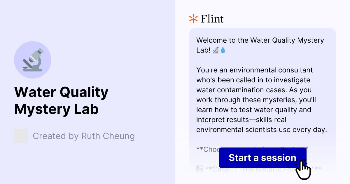 Water Quality Mystery Lab | Flint