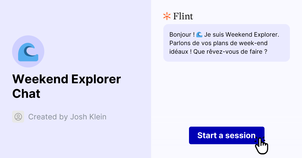 Weekend Explorer Chat | Flint